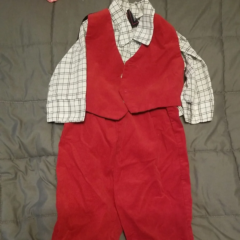 Hudson Ferrell Infant Corduroy 3-Piece Dress Suit